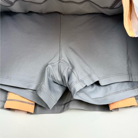Nike Dri Fit Gray Peach Ultra Mini Skort Size Large - Picture 4 of 10